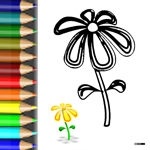Download PDF Ausmalbild Blume Malvorlagen Blumen Blume2