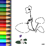 Download PDF Ausmalbild Veilchen Malvorlagen Blumen Veilchen