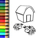 Ausmalbild Tiere vom Bauernhof