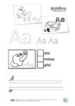 ABC Ausmalbuch Arbeitsblatt 