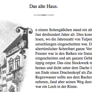 Das alte Haus (H. C. Andersen) | BabyDuda » Andersens Märchen