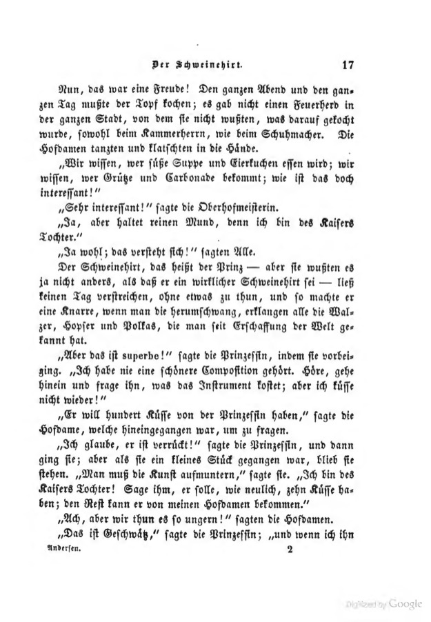 Der Schweinehirt - Andersens Märchen - Teil 5 - Inhalt