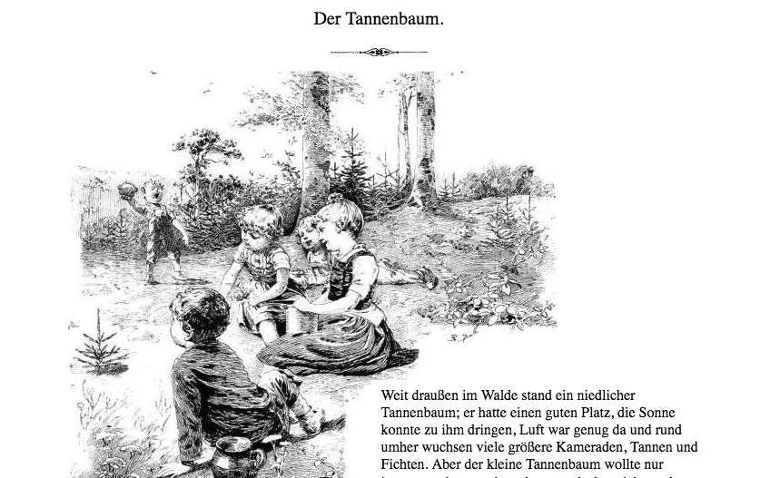 Der Tannenbaum H C Andersen BabyDuda Andersens M rchen Der Tannenbaum H C Andersen BabyDuda Andersens M rchen