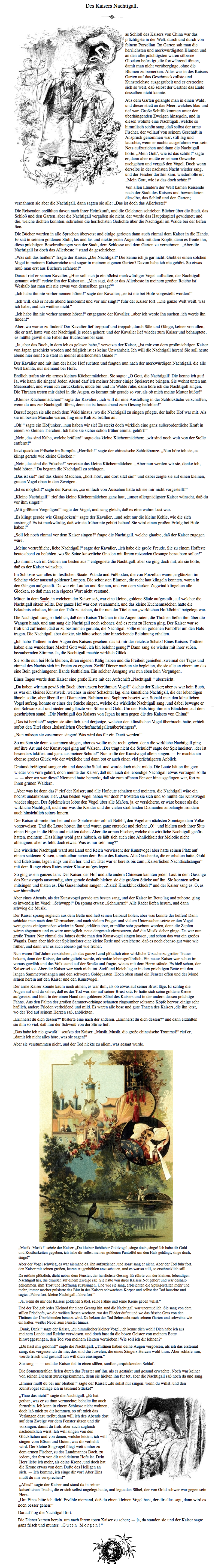 Des Kaisers Nachtigall