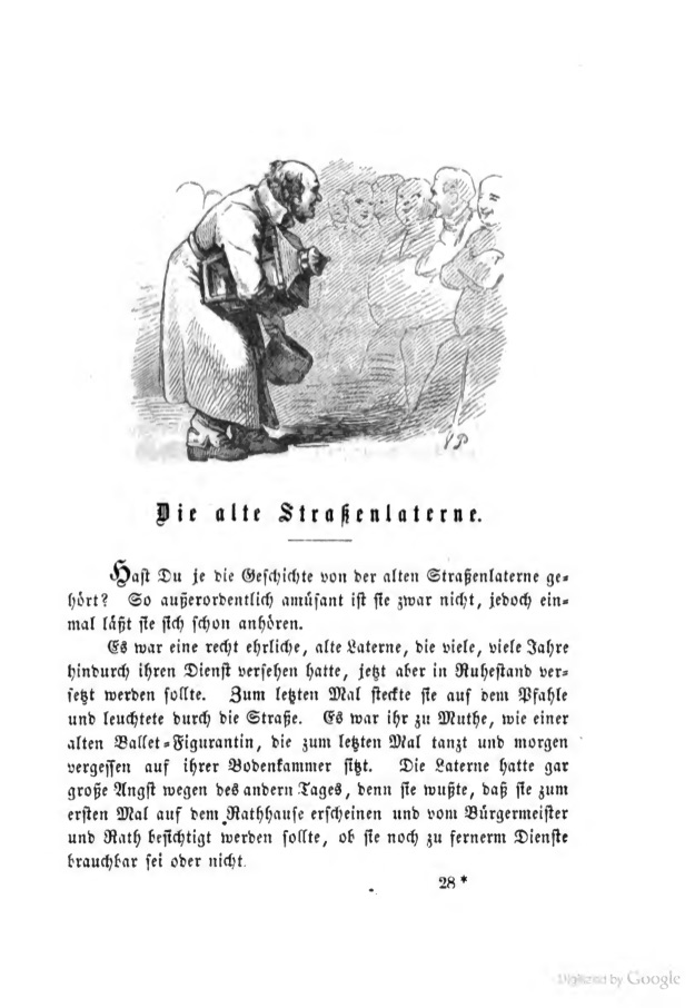 Die alte Straßenlaterne - Märchen Hans Christian Andersen. Lesen & Anhören.