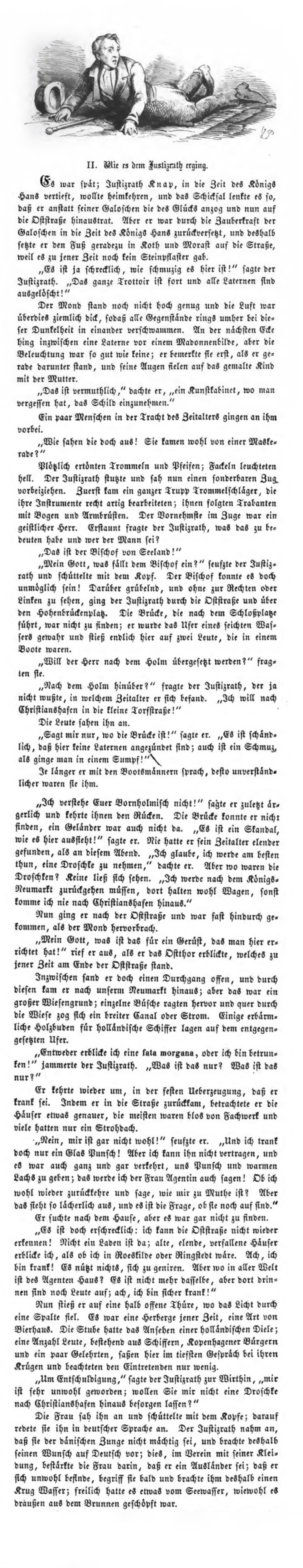 Die Galoschen des Glücks (2.) von Andersen. Märchen Zusammenfassung