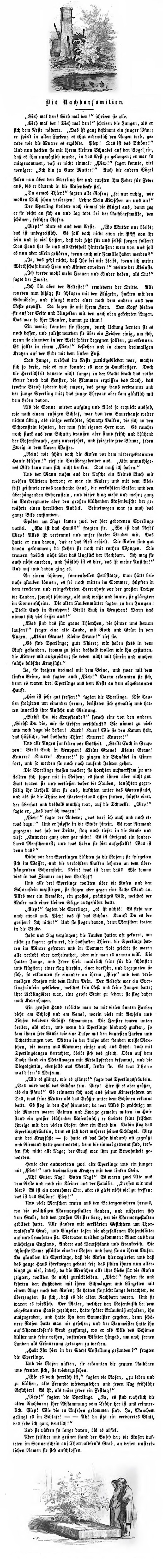Die Nachbarfamilien | Andersens Märchen - Hörbuch & Originaltext kostenlos herunterladen.