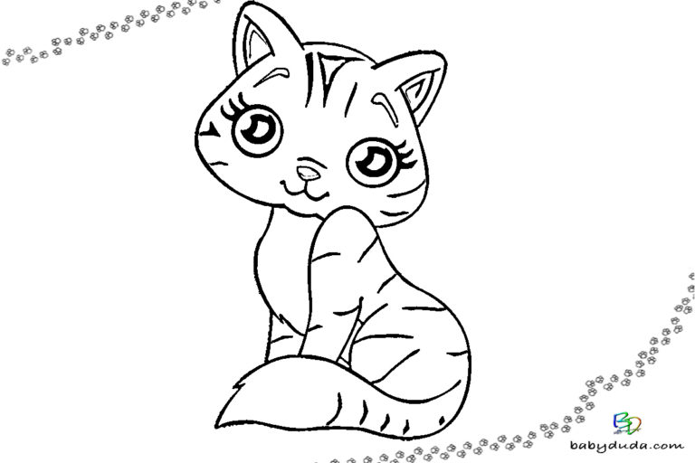 Ausmalbilder Katzen & Kätzchen - Katzenvorlagen | BabyDuda » Malbuch