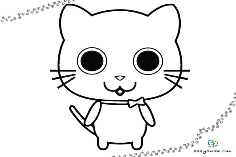 Ausmalbilder Katzen & Kätzchen - Katzenvorlagen | BabyDuda » Malbuch