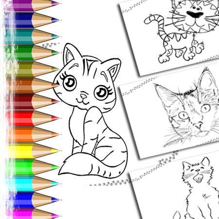 Katzen Ausmalbilder und Kätzchen Malvorlagen auf BabyDuda zum Ausmalen für Kinder und Kindgebliebene.