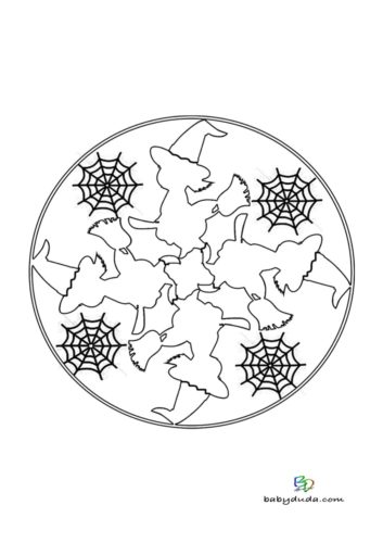 „Mandala Hexe Walpurgisnacht