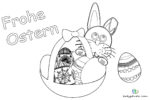 Malorlage Osterhase Ausmalen