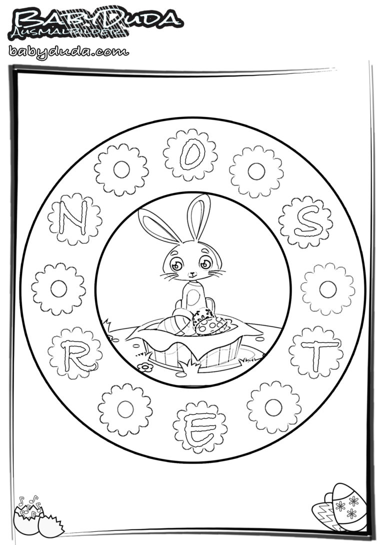  Foto zu Oster Mandala zum Ausmalen ?? 