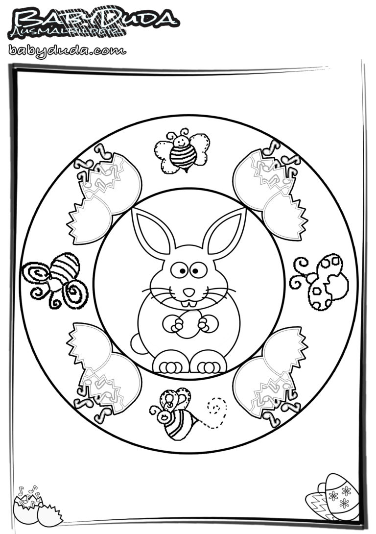  Oster Mandala zum Ausmalen ?? 