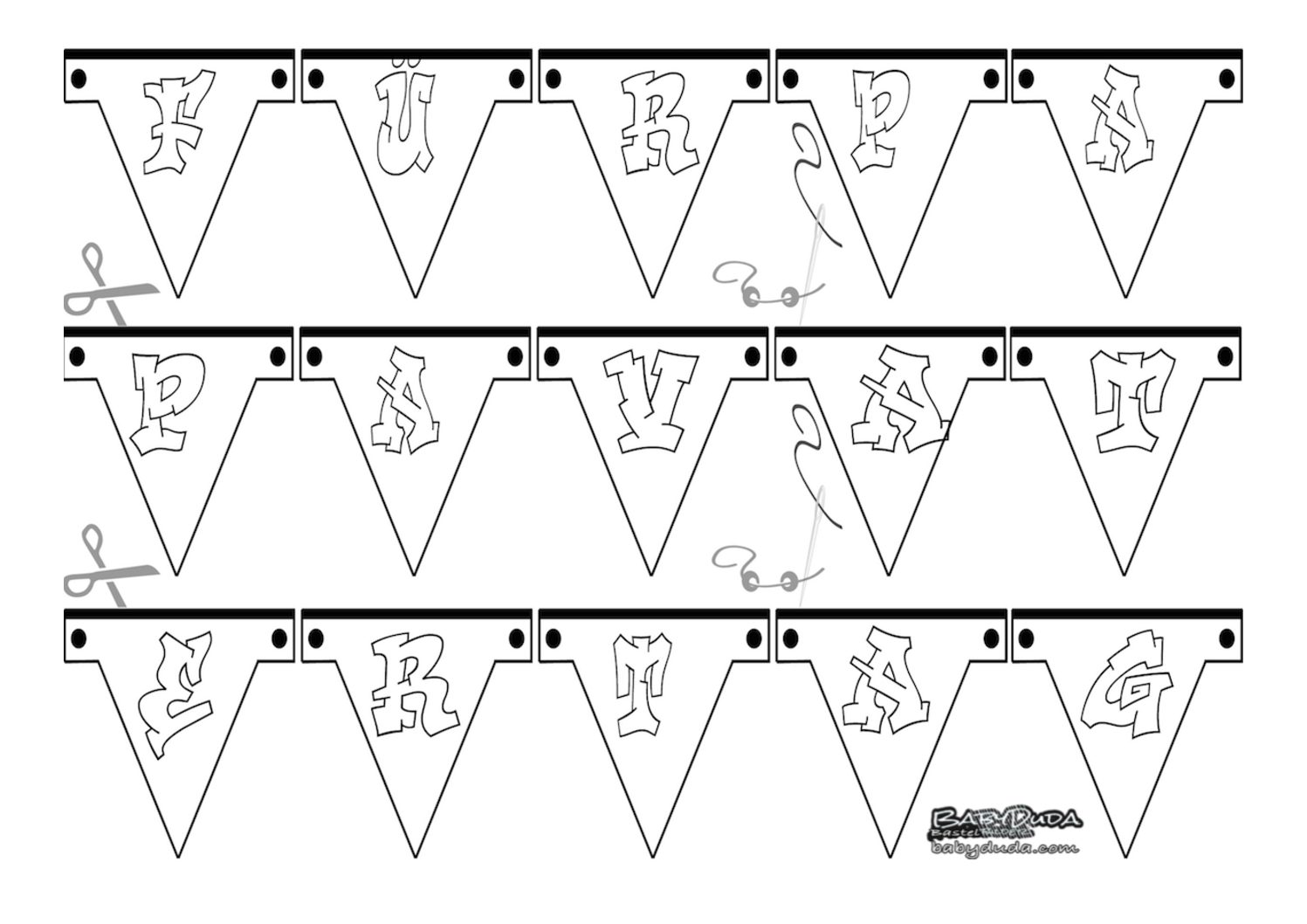DIY Deko Zum Vatertag Girlande Wimpel BabyDuda Bastelstra e diy-deko-zum-vatertag-girlande-wimpel-babyduda-bastelstra-e