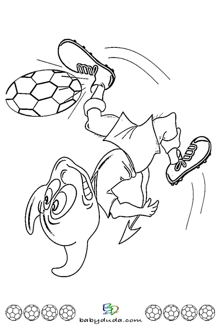 Fußball Ausmalbilder ⚽ Spielfeld, Ball &amp; Fußballfieber