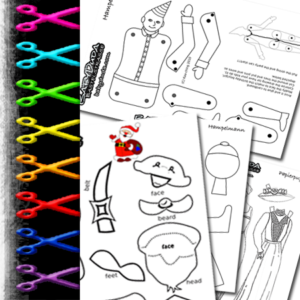 Hampelmann & Papierpuppe Bastelvorlagen | BabyDuda » Bastelstraße