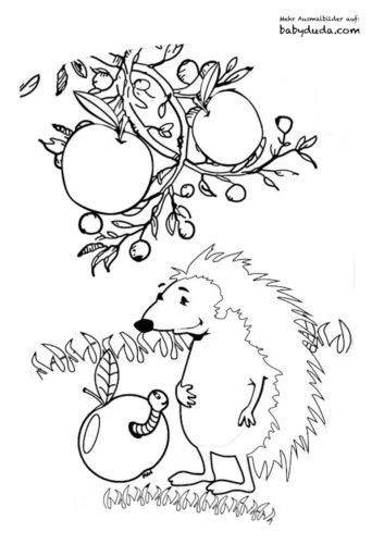 Herbst Ausmalbilder Herbstmotiv Herbstlaub Tiere BabyDuda Malbuch Herbst Ausmalbilder Herbstmotiv Herbstlaub Tiere BabyDuda Malbuch