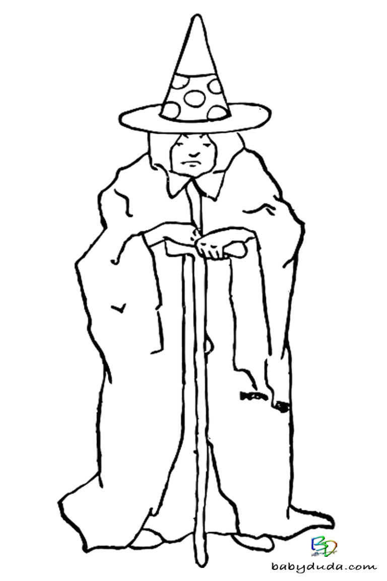 Halloween &amp; Walpurgisnacht Ausmalbilder 👻 BabyDuda » Malbuch