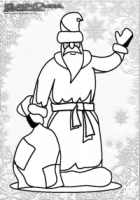 Weihnachten-Ausmalbild-Weihnachts-Malbild-Nikolaus