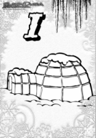 ABC Winter Buchstaben – I – Iglu ABC Winter Buchstaben – I – Iglu
