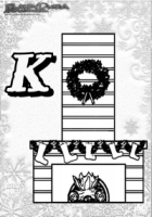 ABC Winter Buchstaben – K – Kamin ABC Winter Buchstaben – K – Kamin