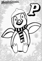 ABC Winter Buchstaben – P – Pinguin ABC Winter Buchstaben – P – Pinguin