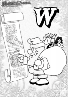 ABC Winter Buchstaben – W – Wunschzettel ABC Winter Buchstaben – W – Wunschzettel