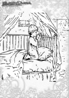 Winter Malbild Beten