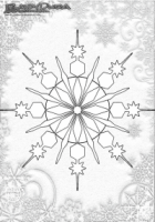Winter Mandala Ausmalbild Schnee Flocke Winter Ausmalbild Schneeflocken Mandala