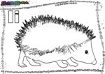 ABC-Buchstabe-I-Igel