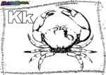 ABC-Buchstabe-K-Krabbe