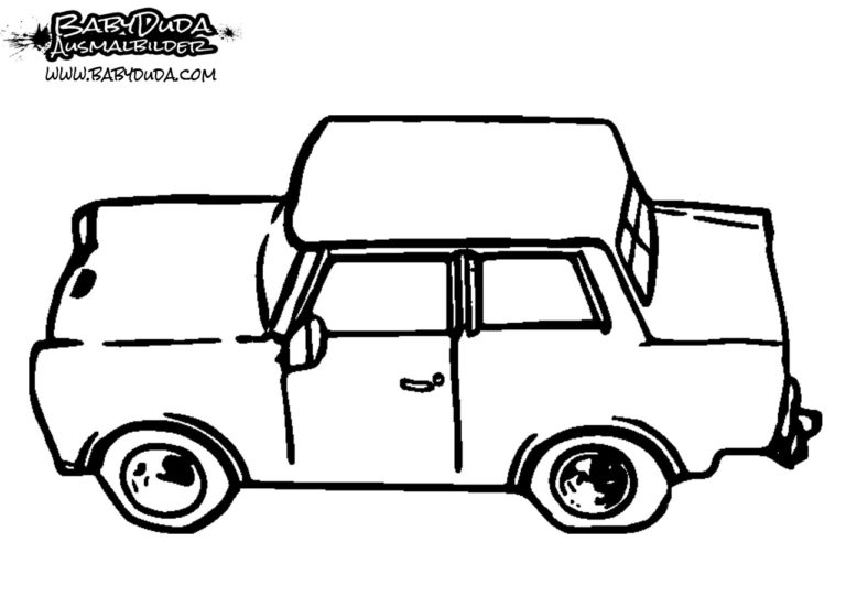 Ausmalbilder Auto &amp; Malvorlagen für Kinder BabyDuda