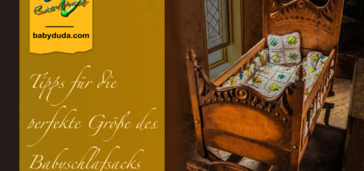 Die richtige Größe des Babyschlafsacks
