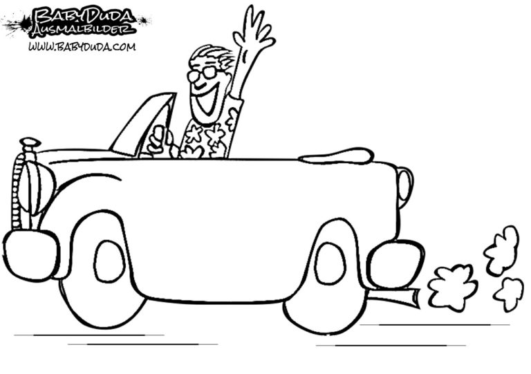 Ausmalbilder Auto &amp; Malvorlagen für Kinder BabyDuda