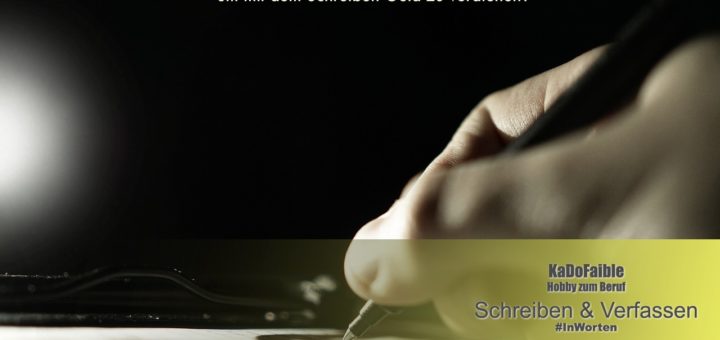 Möglichkeiten, um mit dem Schreiben Geld zu verdienen