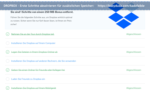 Dropbox - Erste Schritte absolvieren für mehr Speicherplatz
