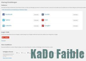 Das WordPress Plugin Jetpack ermöglicht das direkte verbinden mit Sozialen Netzwerken, sodas neu veröffentlichte Artikel sofort auf die ausgewählten Netzwerke gepostet werden und bringt Share-Buttons zum Teilen der Artikel mit.