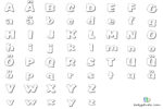 PDF Download: ABC Vorlage Buchstaben mit Umlauten zum Ausmalen und Ausschneiden ABC zum Ausmalen und ABC zum Ausschneiden. Vorlage Buchstaben mit Umlauten