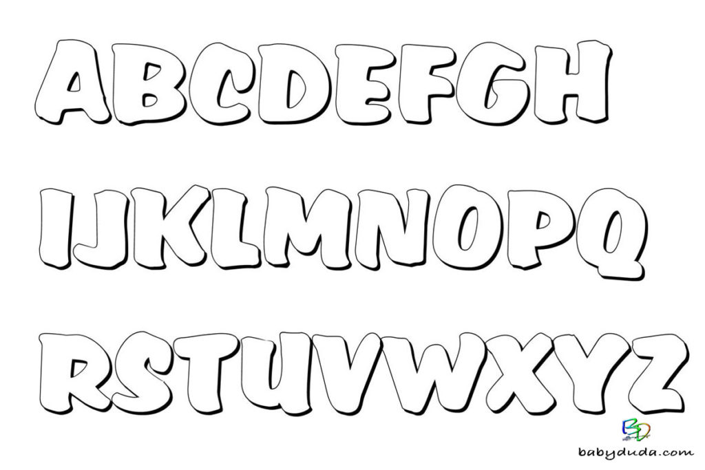 Malen nach Zahlen Kinder Alphabet Buchstaben Wandbild zum ausmalen Malbild 