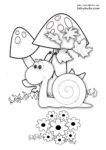 Herbst Tiere Ausmalbild Schnecke Ausmalen Ausmalbild Schnecke Tiere im Herbst