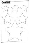 Umriss Einfacher Stern - Weihnachtsbasteln - Weihnachtsdeko DIY