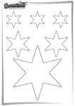 Vorlage Christlicher Stern - Weihnachtsdekoration selbst machen. Weihnachten basteln