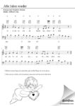 Weihnachtslied - Alle Jahre wieder. C-Dur. Einstimmig mit Gitarrengriff. Noten, Text, Audio, Lied.