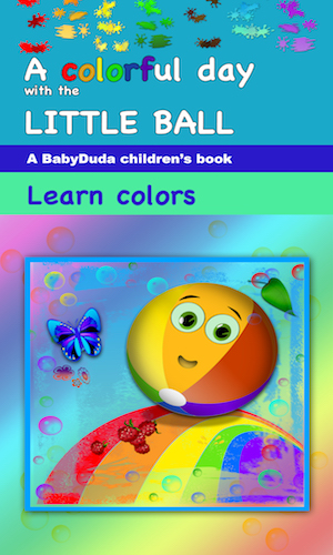 Kindle Kinderbuch - Learn Colors with the Little Ball. Interaktives Buch für Kinder Englisch Farben lernen